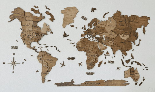 Map of the world